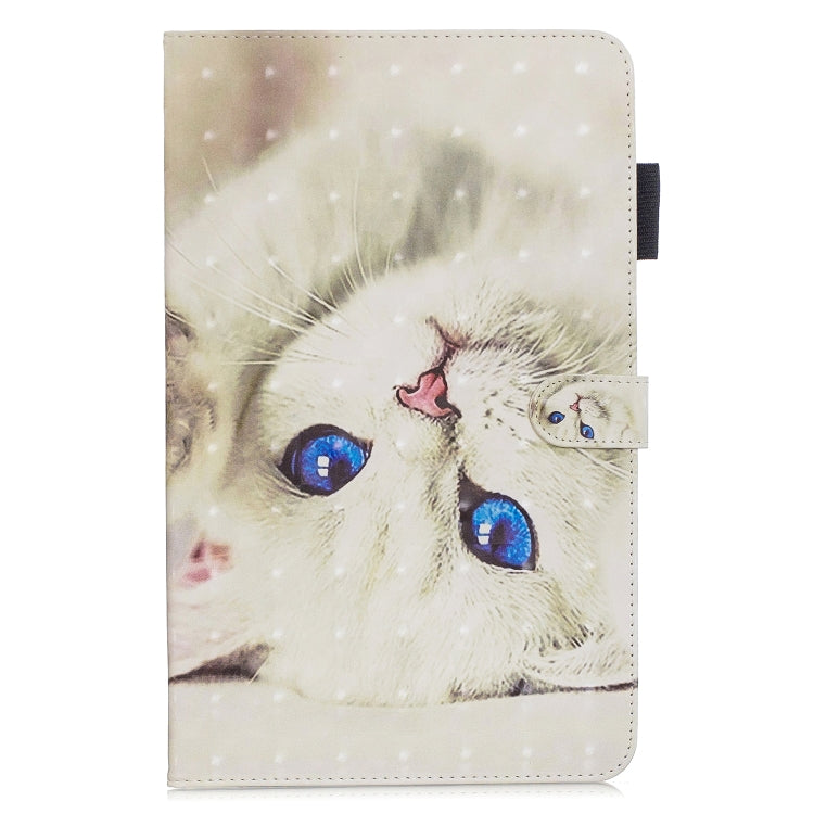 3D Horizontal Flip Leather Case with Holder & Card Slots