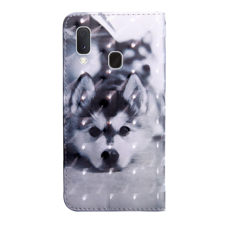 3D Painting Pattern Coloured Drawing Horizontal Flip TPU + PU Leather Case with Holder & Card Slots & Wallet