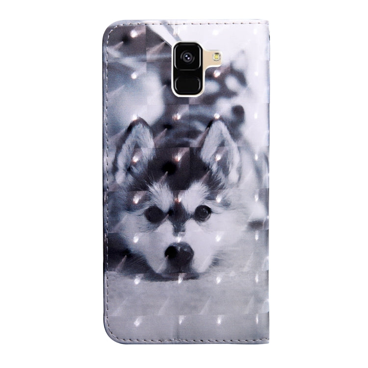 3D Painting Pattern Coloured Drawing Horizontal Flip TPU + PU Leather Case with Holder & Card Slots & Wallet