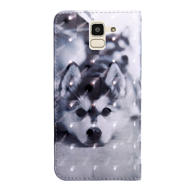 3D Painting Pattern Coloured Drawing Horizontal Flip TPU + PU Leather Case with Holder & Card Slots & Wallet
