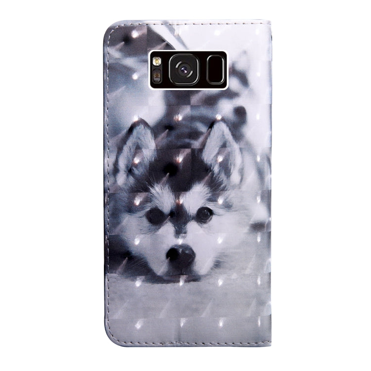 3D Painting Pattern Coloured Drawing Horizontal Flip TPU + PU Leather Case with Holder & Card Slots & Wallet
