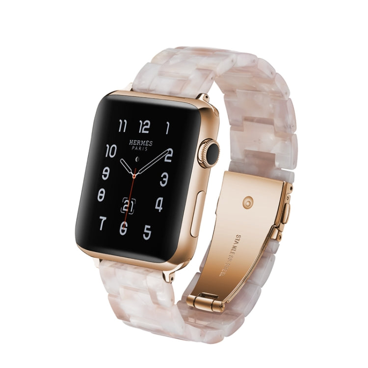 Simple Fashion Resin Watch Strap for, For Apple Watch Series 4 44mm & Series 3 & 2 & 1 42mm, For Apple Watch Series 4 40mm & Series 3 & 2 & 1 38mm, For Apple Watch Series 4 44mm & Series 3 & 2 & 1 42mm & Series 3 & 2 & 1 42mm