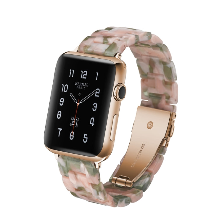 Simple Fashion Resin Watch Strap for, For Apple Watch Series 4 44mm & Series 3 & 2 & 1 42mm, For Apple Watch Series 4 40mm & Series 3 & 2 & 1 38mm, For Apple Watch Series 4 44mm & Series 3 & 2 & 1 42mm & Series 3 & 2 & 1 42mm