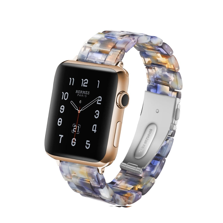 Simple Fashion Resin Watch Strap for, For Apple Watch Series 4 44mm & Series 3 & 2 & 1 42mm, For Apple Watch Series 4 40mm & Series 3 & 2 & 1 38mm, For Apple Watch Series 4 44mm & Series 3 & 2 & 1 42mm & Series 3 & 2 & 1 42mm