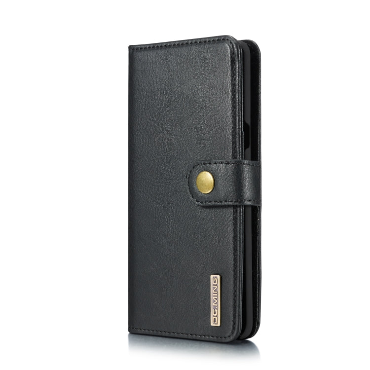 DG.MING Crazy Horse Texture Flip Detachable Magnetic Leather Case with Holder & Card Slots & Wallet
