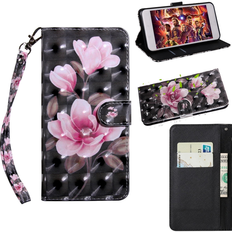 3D Painting Pattern Coloured Drawing Horizontal Flip TPU + PU Leather Case with Holder & Card Slots & Wallet