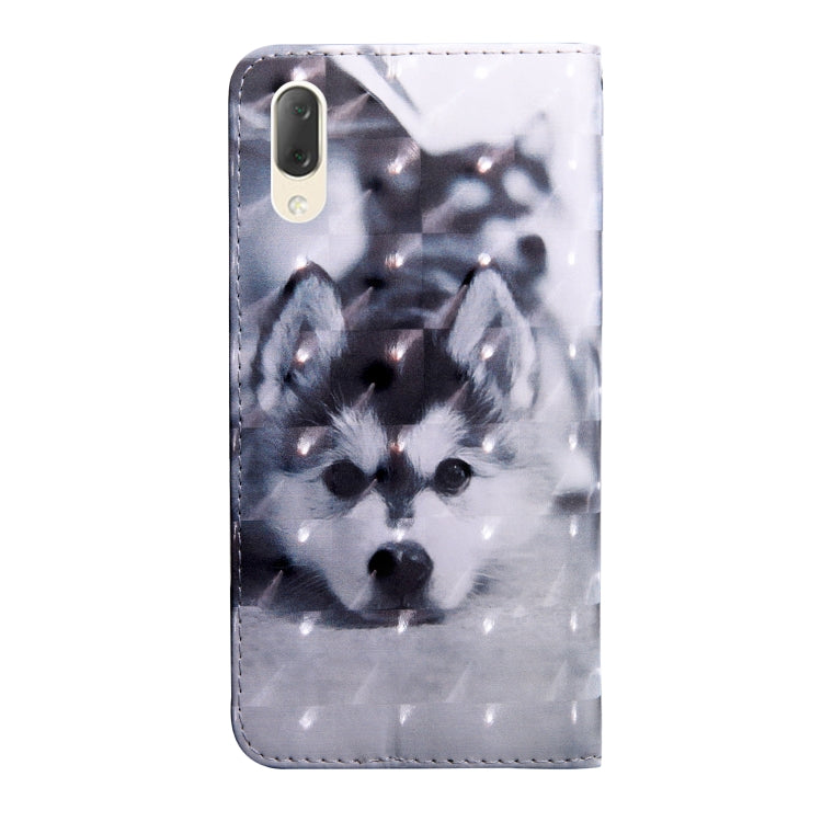 3D Painting Pattern Coloured Drawing Horizontal Flip TPU + PU Leather Case with Holder & Card Slots & Wallet