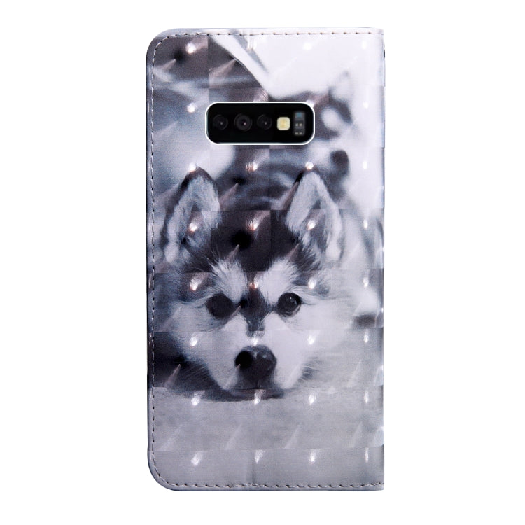 3D Painting Pattern Coloured Drawing Horizontal Flip TPU + PU Leather Case with Holder & Card Slots & Wallet