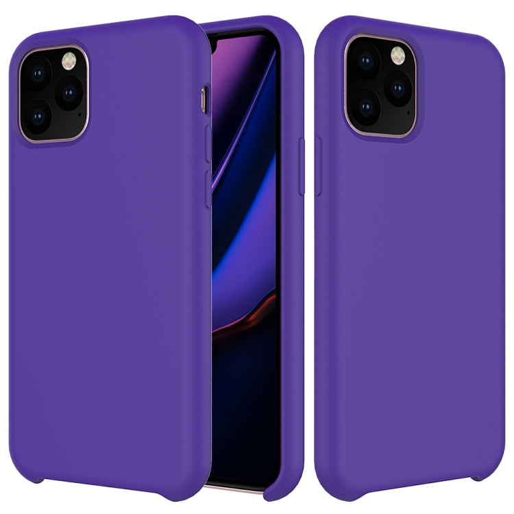 Solid Color Liquid Silicone Shockproof Case, For iPhone 11 Pro
