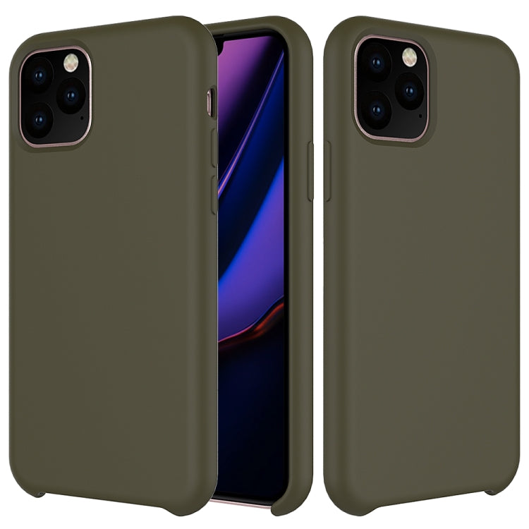Solid Color Liquid Silicone Shockproof Case, For iPhone 11 Pro