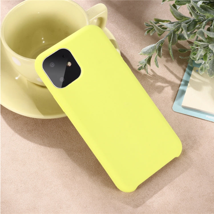 Solid Color Liquid Silicone Shockproof Case, For iPhone 11