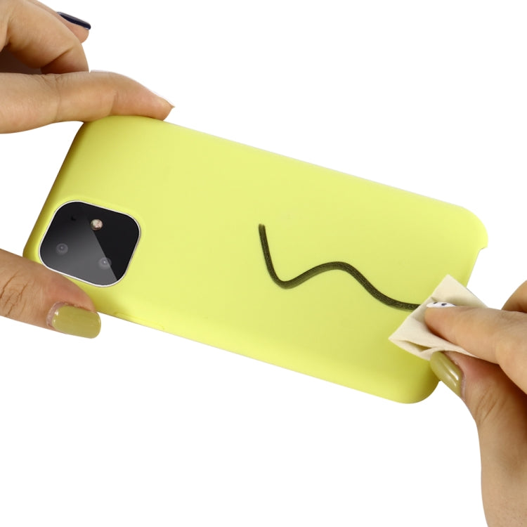 Solid Color Liquid Silicone Shockproof Case, For iPhone 11