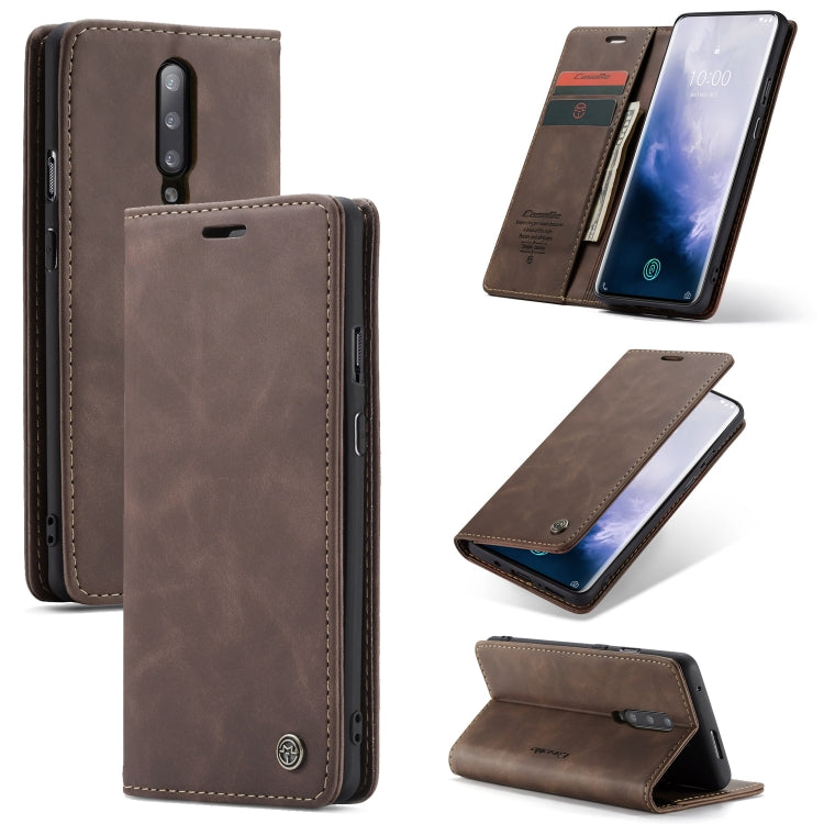 CaseMe-013 Multi-functional Retro Frosted Horizontal Flip Leather Case with Card Slot & Holder & Wallet, For OnePlus 7, For OnePlus 7 Pro, For Xiaomi Mi 9, For Xiaomi Mi 9T Pro / Redmi K20 Pro / Xiaomi Mi 9T / Redmi K20