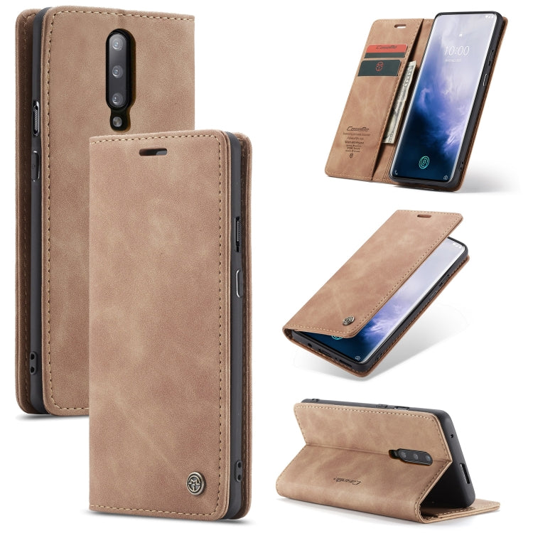 CaseMe-013 Multi-functional Retro Frosted Horizontal Flip Leather Case with Card Slot & Holder & Wallet, For OnePlus 7, For OnePlus 7 Pro, For Xiaomi Mi 9, For Xiaomi Mi 9T Pro / Redmi K20 Pro / Xiaomi Mi 9T / Redmi K20
