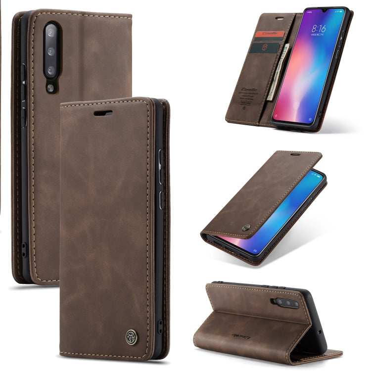 CaseMe-013 Multi-functional Retro Frosted Horizontal Flip Leather Case with Card Slot & Holder & Wallet, For OnePlus 7, For OnePlus 7 Pro, For Xiaomi Mi 9, For Xiaomi Mi 9T Pro / Redmi K20 Pro / Xiaomi Mi 9T / Redmi K20