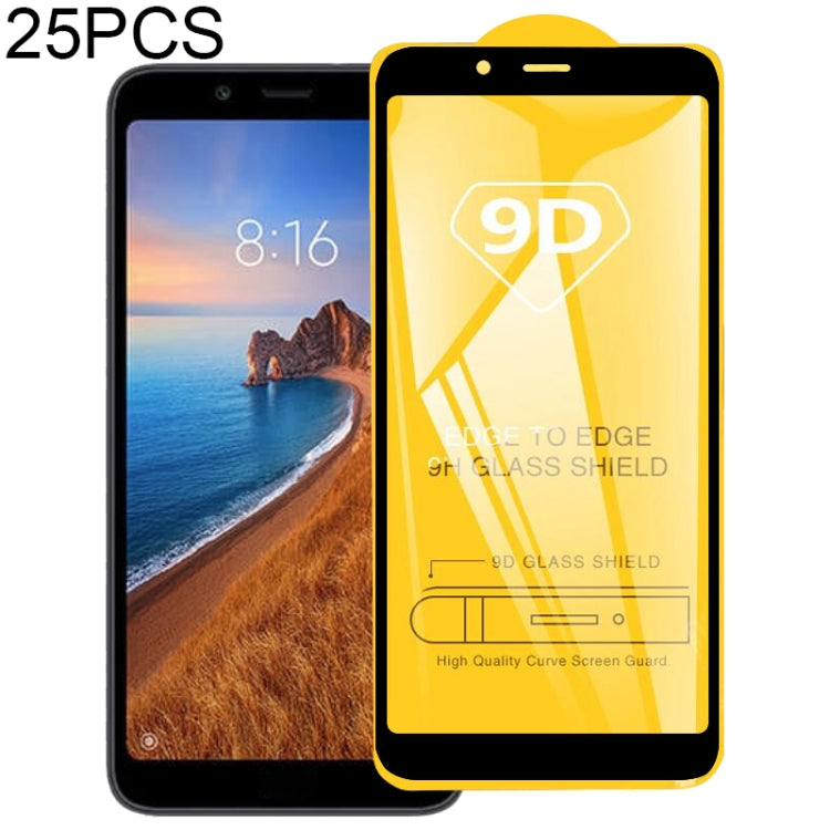 25 PCS 9D Full Glue Full Screen Tempered Glass Film