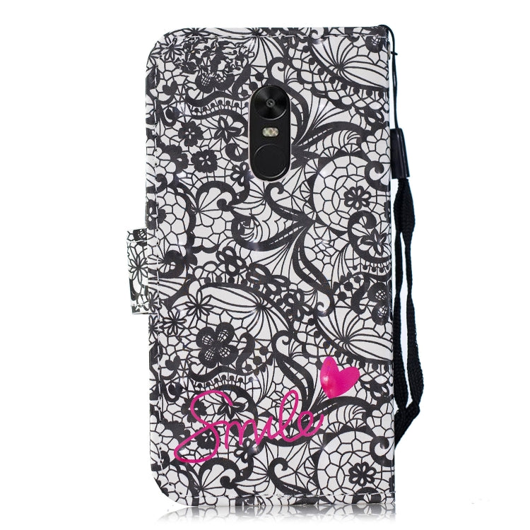 3D Painting Pattern Coloured Drawing Horizontal Flip PU Leather Case with Holder & Card Slots & Wallet