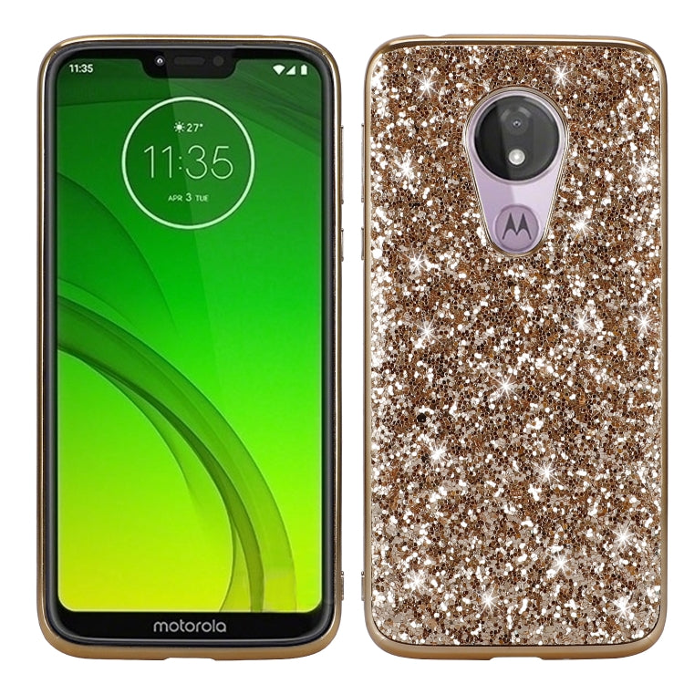 Plating Glittery Powder Shockproof TPU Case, For Motorola Moto G7 Play, For Galaxy Note 10, For Galaxy Note 10+