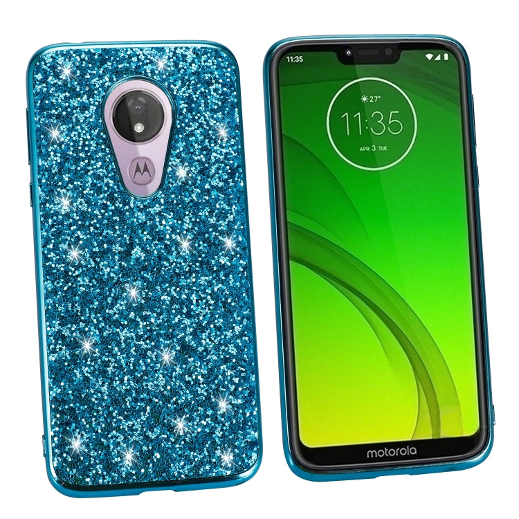 Plating Glittery Powder Shockproof TPU Case, For Motorola Moto G7 Play, For Galaxy Note 10, For Galaxy Note 10+