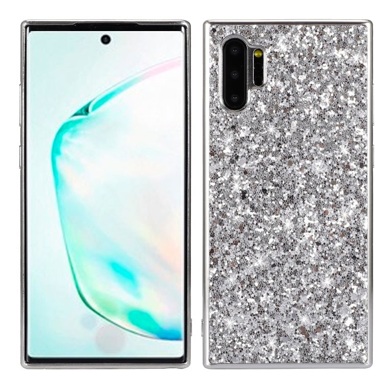 Plating Glittery Powder Shockproof TPU Case, For Motorola Moto G7 Play, For Galaxy Note 10, For Galaxy Note 10+