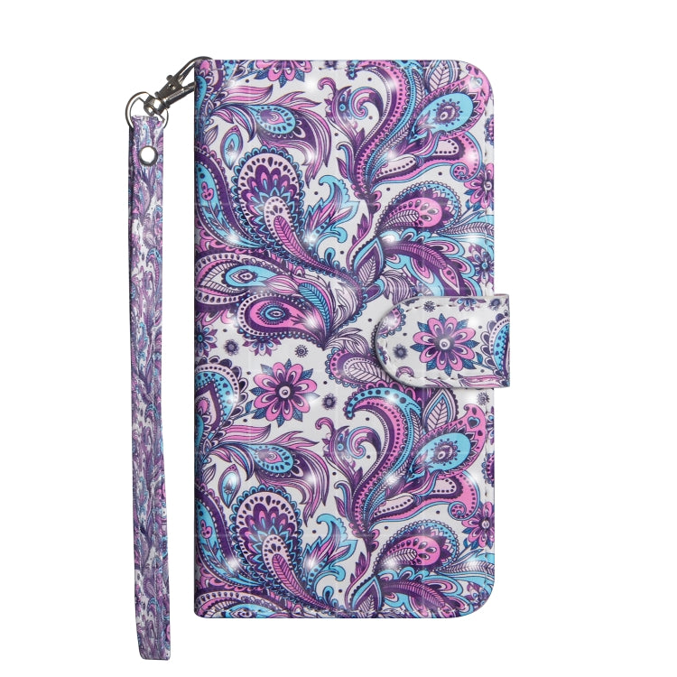 3D Painting Pattern Coloured Drawing Horizontal Flip TPU + PU Leather Case with Holder & Card Slots & Wallet
