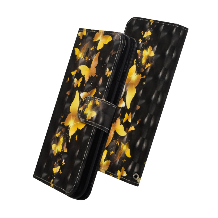 3D Painting Pattern Coloured Drawing Horizontal Flip TPU + PU Leather Case with Holder & Card Slots & Wallet, For Galaxy A10e, For Galaxy A80 / A90, For Galaxy M40