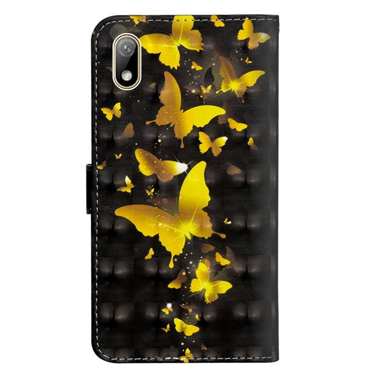 3D Painting Pattern Coloured Drawing Horizontal Flip TPU + PU Leather Case with Holder & Card Slots & Wallet