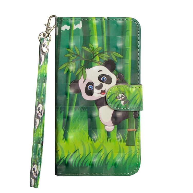 3D Painting Pattern Coloured Drawing Horizontal Flip TPU + PU Leather Case with Holder & Card Slots & Wallet