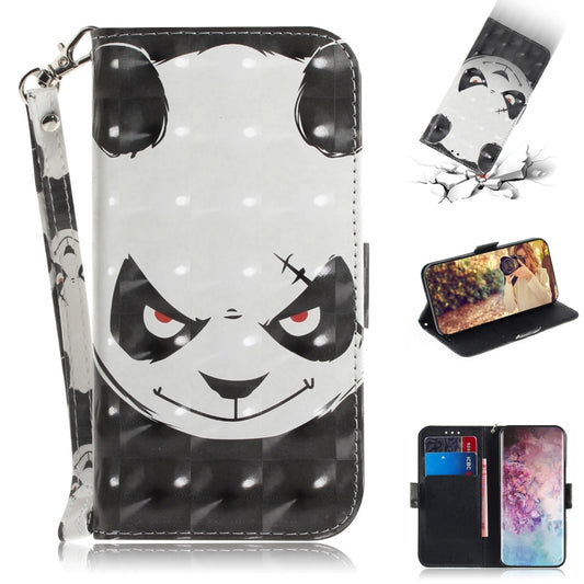 3D colored drawing Galaxy Note 10 Plus leather flip case with card holder and wallet