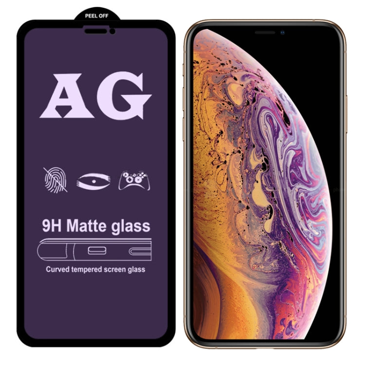 AG Matte Anti Blue Light Full Cover Tempered Glass, For iPhone 8 & 7, For iPhone 8 Plus & 7 Plus, For iPhone XS/ X / 11 Pro, For iPhone iPhone XR / 11, For iPhone XS Max / 11 Pro Max, For iPhone 6 & 6s, For iPhone 6 Plus & 6s Plus