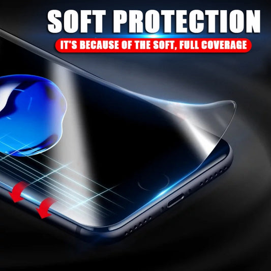 Ultra-thin hydrogel screen guard featuring scratch-resistant coating for iPhone 8 Plus