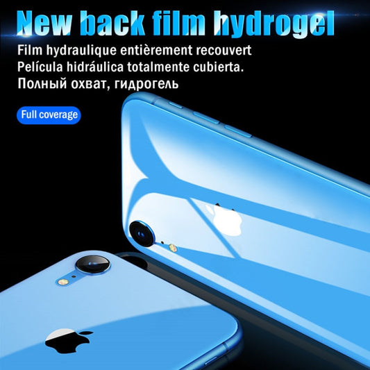 Flexible hydrogel rear screen guard applying smoothly without bubbles