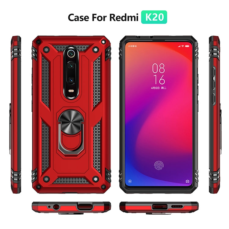 Armor Shockproof TPU + PC Protective Case with 360 Degree Rotation Holder for, For Xiaomi Redmi K20