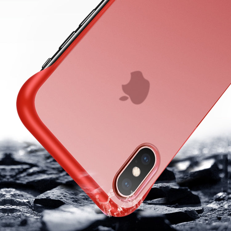 Frosted Anti-skidding TPU Protective Case with Metal Ring for, For iPhone XS Max