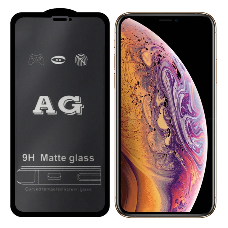 AG Matte Frosted Full Cover Tempered Glass, For iPhone 6 & 6s, For iPhone 6 Plus & 6s Plus, For iPhone 8 / 7, For iPhone 8 Plus & 7 Plus, For iPhone XS / X / 11 Pro, For iPhone XR / 11, For iPhone XS Max / 11 Pro Max