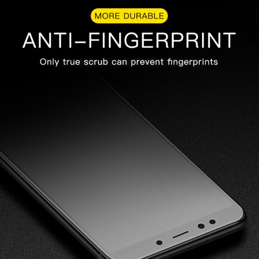 Frosted glass protector detail showing edge-to-edge protection technology