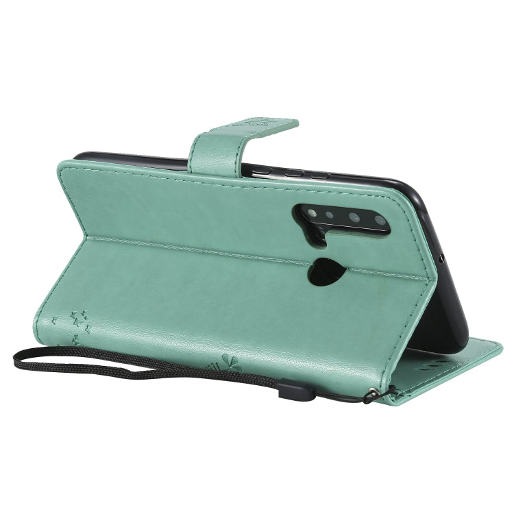 Tree & Cat Pattern Pressed Printing Horizontal Flip PU Leather Case with Holder & Card Slots & Wallet & Lanyard, For Huawei P20 Lite 2019 / Nova 5i, For Huawei P Smart Z / Y9 Prime 2019