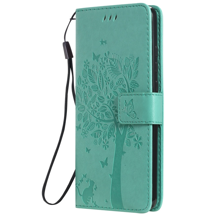 Tree & Cat Pattern Pressed Printing Horizontal Flip PU Leather Case with Holder & Card Slots & Wallet & Lanyard, For Xiaomi Mi 9T & Mi 9T Pro, For Xiaomi Mi 9T & Mi 9T Pro & Redmi K20 & K20 Pro, For OPPO A1K / C2