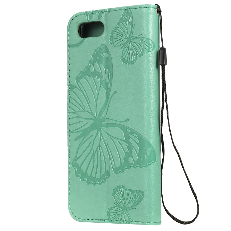 Pressed Printing Butterfly Pattern Horizontal Flip PU Leather Case with Holder & Card Slots & Wallet & Lanyard, For OPPO A1K / C2, For Vivo Y93 / Y91 / Y95, For Huawei P20 Lite 2019 / Nova 5i