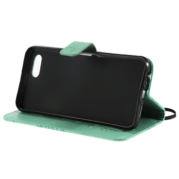 Pressed Printing Butterfly Pattern Horizontal Flip PU Leather Case with Holder & Card Slots & Wallet & Lanyard, For OPPO A1K / C2, For Vivo Y93 / Y91 / Y95, For Huawei P20 Lite 2019 / Nova 5i