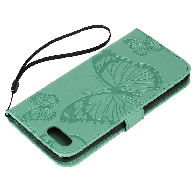Pressed Printing Butterfly Pattern Horizontal Flip PU Leather Case with Holder & Card Slots & Wallet & Lanyard, For OPPO A1K / C2, For Vivo Y93 / Y91 / Y95, For Huawei P20 Lite 2019 / Nova 5i