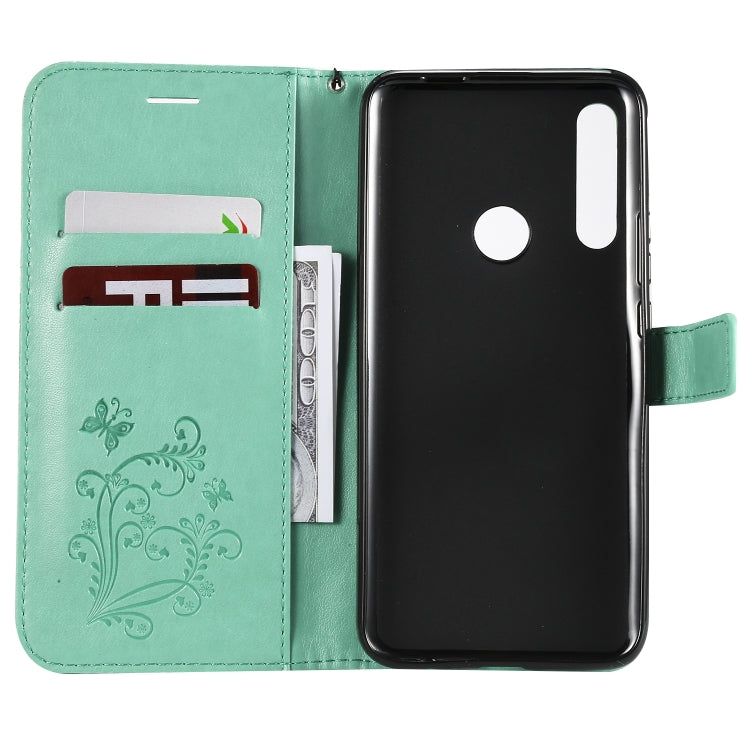 Pressed Printing Butterfly Pattern Horizontal Flip PU Leather Case with Holder & Card Slots & Wallet & Lanyard, For Huawei P Smart Z / Y9 Prime 2019, For Galaxy A80, For Galaxy Note 10+ / 10 Pro