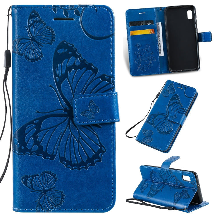Pressed Printing Butterfly Pattern Horizontal Flip PU Leather Case with Holder & Card Slots & Wallet & Lanyard, For Huawei P Smart Z / Y9 Prime 2019, For Galaxy A80, For Galaxy Note 10+ / 10 Pro