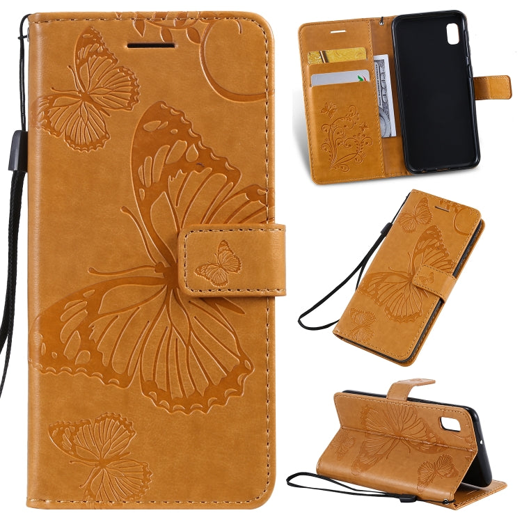 Pressed Printing Butterfly Pattern Horizontal Flip PU Leather Case with Holder & Card Slots & Wallet & Lanyard, For Huawei P Smart Z / Y9 Prime 2019, For Galaxy A80, For Galaxy Note 10+ / 10 Pro