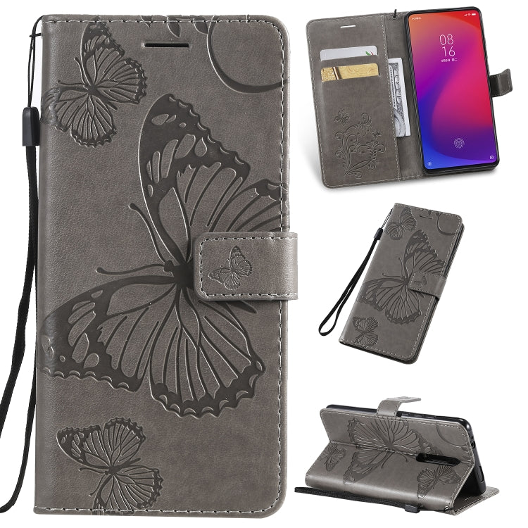 Pressed Printing Butterfly Pattern Horizontal Flip PU Leather Case with Holder & Card Slots & Wallet & Lanyard, For Galaxy Note 10, For Xiaomi Mi 9T & Mi 9T Pro & Redmi K20 & K20 Pro, For Galaxy A10e