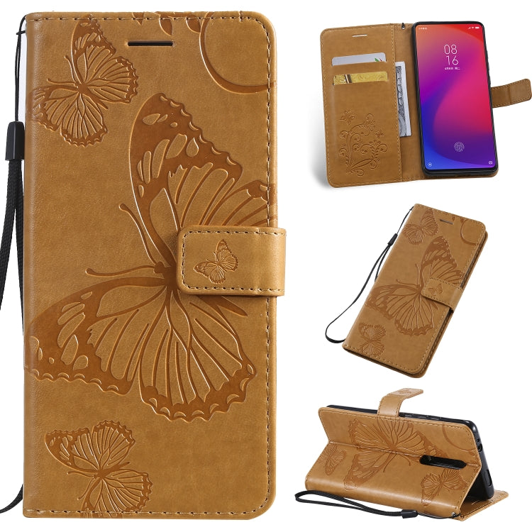 Pressed Printing Butterfly Pattern Horizontal Flip PU Leather Case with Holder & Card Slots & Wallet & Lanyard, For Galaxy Note 10, For Xiaomi Mi 9T & Mi 9T Pro & Redmi K20 & K20 Pro, For Galaxy A10e