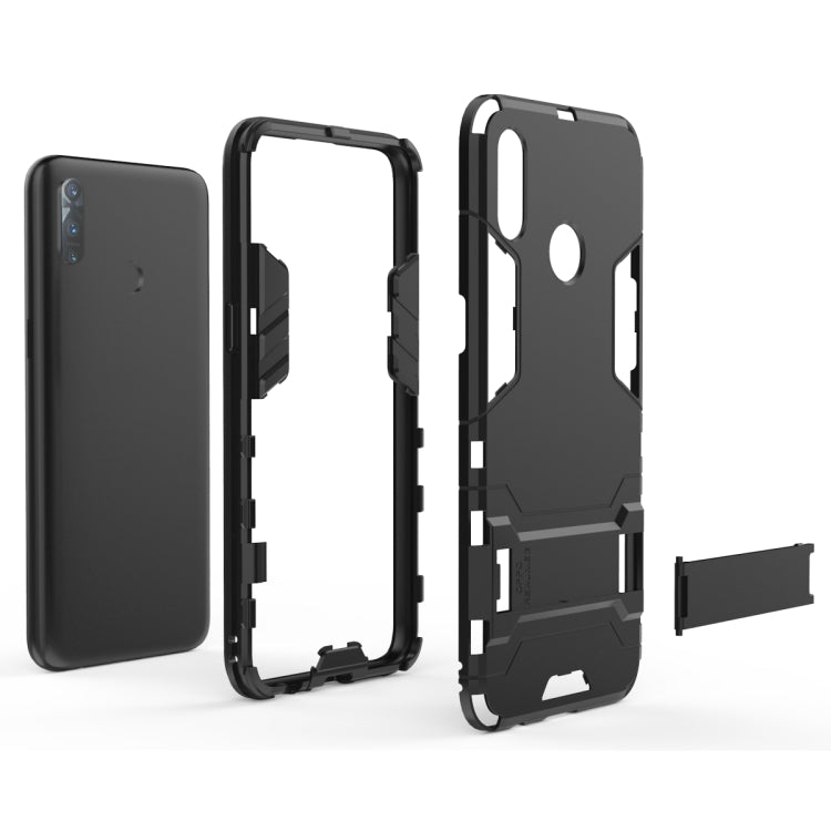 Shockproof PC + TPU Case with Holder for, For OPPO Realme 3, For Huawei Nova 5i Pro, For iPhone 11 Pro, For iPhone 11, For iPhone 11 Pro Max