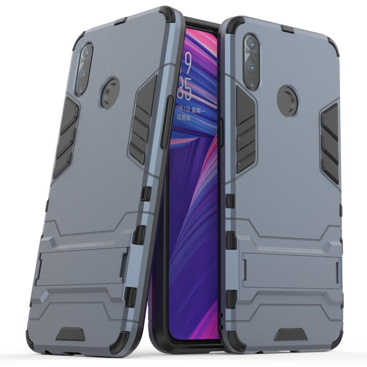 Shockproof PC + TPU Case with Holder for, For OPPO Realme 3, For Huawei Nova 5i Pro, For iPhone 11 Pro, For iPhone 11, For iPhone 11 Pro Max