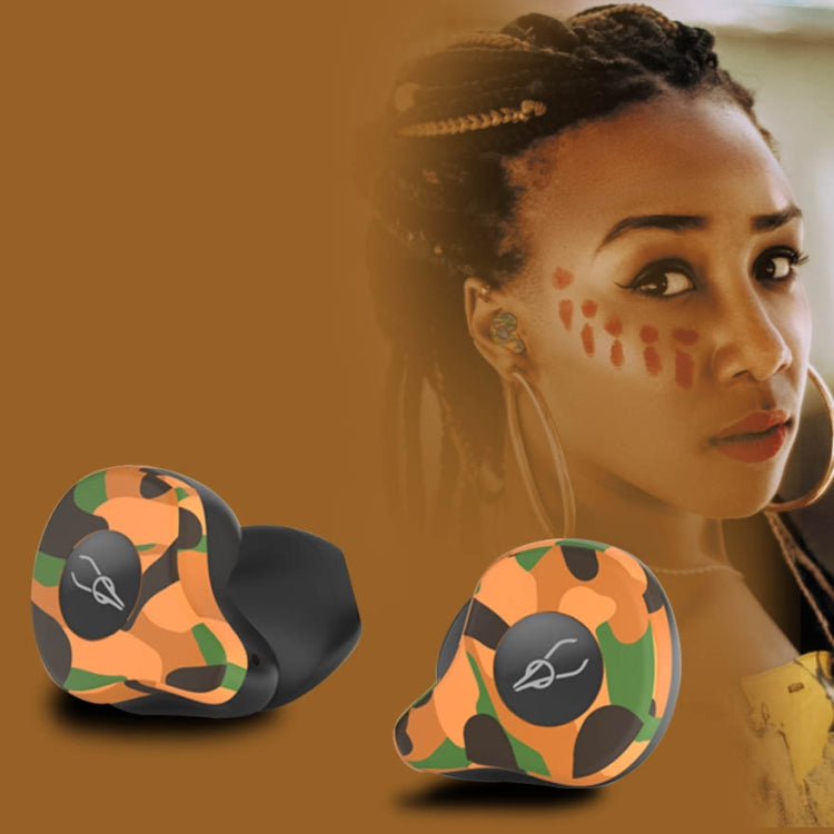 X12 Ultra IPX3 Waterproof Bluetooth 5.0 Wireless Bluetooth Earphone with Charging Box, Support HD Call & Voice Assistant, Sahara