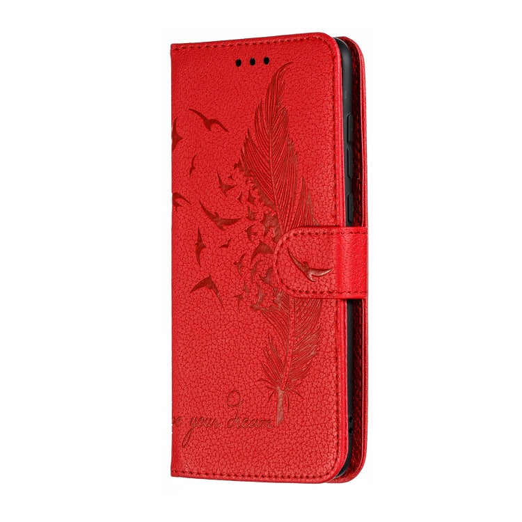 Feather Pattern Litchi Texture Horizontal Flip Leather Case with Wallet & Holder & Card Slots, For Xiaomi Mi 9, For Xiaomi Mi 9 SE, For Xiaomi Mi CC9, For Xiaomi Mi CC9e